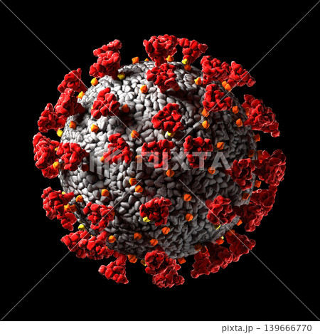 Hantavirus 2026. Andes virus close up Hantavirus 2026. Andes virus close up 139666770