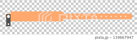 Orange vinyl wristbands used at events, etc. (before attachment) Orange vinyl wristbands used at events, etc. (before attachment) 139667947