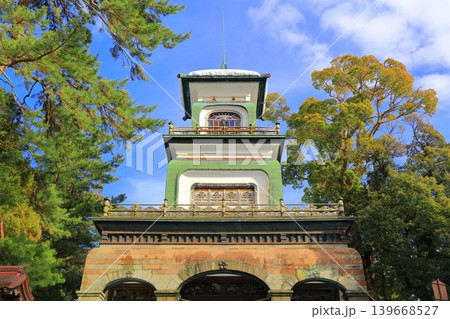 【石川県】白銀の尾山神社の神門 139668527