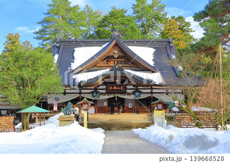 【石川県】白銀の尾山神社の本殿 139668528