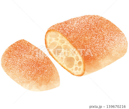 イタリアのパン　ciabatta（チャバッタ） 139670216