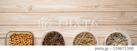 Healthy grains banner meal prep diet Healthy grains banner meal prep diet 139671300