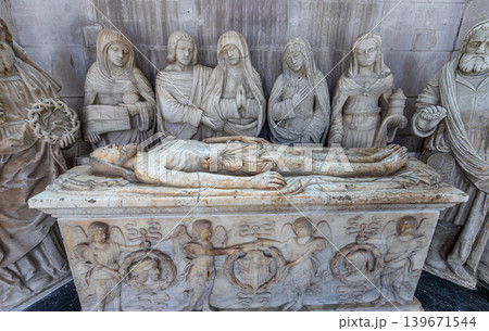 Cathedral Saint Jean, Joigny, Yonne, France, entombment 139671544