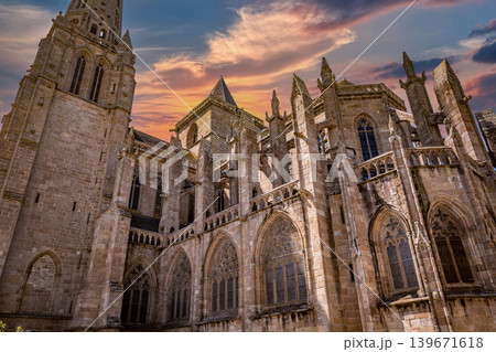 Saint Tugdual cathedral, Treguier, brittany, france Saint Tugdual cathedral, Treguier, brittany, france 139671618