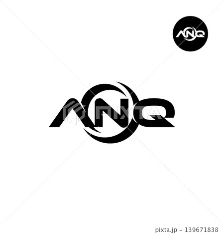 Letter ANQ Logo Design Readymade Initial Letter ANQ Logo Design Readymade Initial 139671838