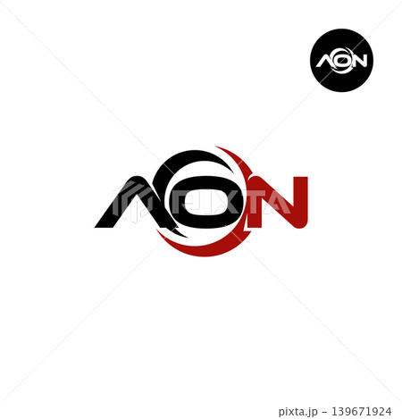 Letter AON Logo Design Readymade Initial Letter AON Logo Design Readymade Initial 139671924