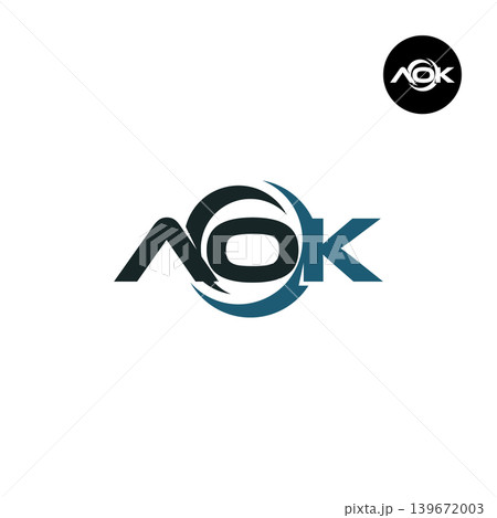 Letter APK Logo Design Readymade Initial 139672003