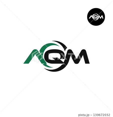 Letter AQM Logo Design Readymade Initial 139672032