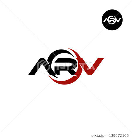 Letter ARV Logo Design Readymade Initial 139672106