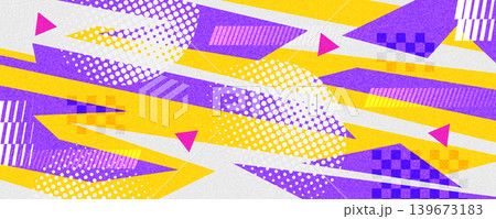 Colorful Abstract Sports Background with Dynamic Angled Shapes, Halftone Patterns and Texture Effects. Energetic Sports, Games or Other Events Banner and Poster Design Colorful Abstract Sports Background with Dynamic Angled Shapes, Halftone Patterns and Texture Effects. Energetic Sports, Games or Other Events Banner and Poster Design 139673183