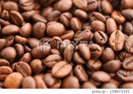 Coffee bean background, roast grain Coffee bean background, roast grain 139673391