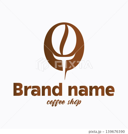 A coffee shop logo reflects warmth tradition. A coffee shop logo reflects warmth tradition. 139676390