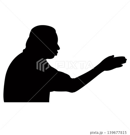 a woman head silhouette vector 139677815