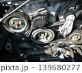 車の整備　ファンベルト交換 139680277