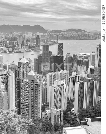 香港・ビクトリアピークから眺める絶景 香港・ビクトリアピークから眺める絶景 139680487