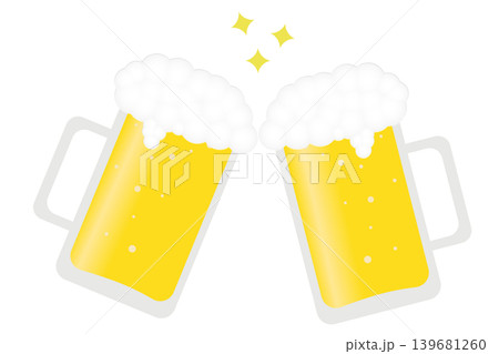生ビールで乾杯のイメージ 生ビールで乾杯のイメージ 139681260