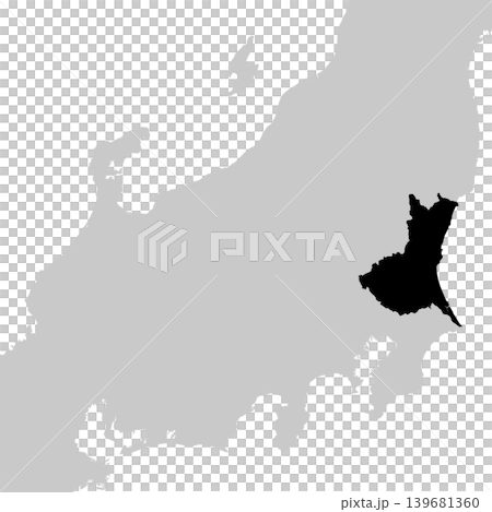 Vector illustration map of Japan: Ibaraki prefecture map Vector illustration map of Japan: Ibaraki prefecture map 139681360
