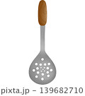 drainning spoon cartoon illustration 139682710