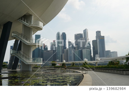 Singapore Skyline View from Marina Bay Sands Architecture 139682984