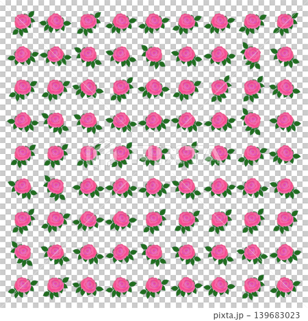 ピンクの薔薇の壁紙イラスト ピンクの薔薇の壁紙イラスト 139683023