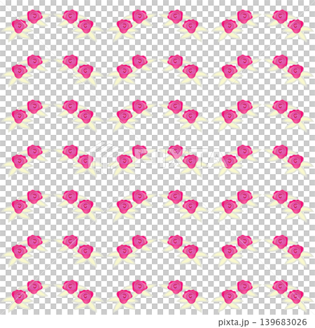 粉紅玫瑰桌布插圖 139683026