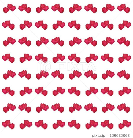 赤い薔薇の壁紙イラスト 139683068
