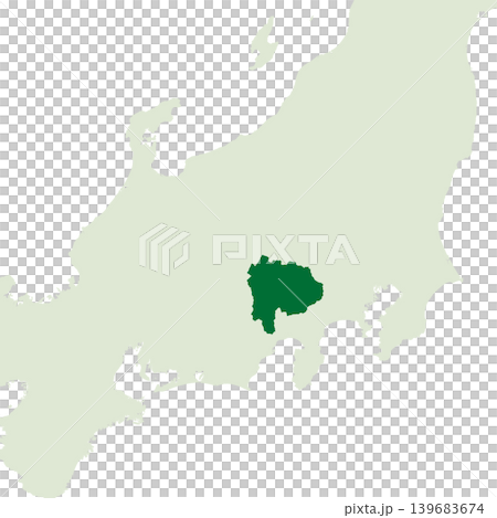 日本向量插圖地圖:山梨縣地圖 日本向量插圖地圖:山梨縣地圖 139683674