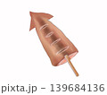 棒に刺されたイカ焼き 139684136