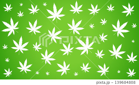 white marijuana cannabis leaves pattern background white marijuana cannabis leaves pattern background 139684808