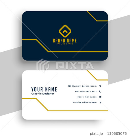 clean and minimalist business card template for corporate identity clean and minimalist business card template for corporate identity 139685076
