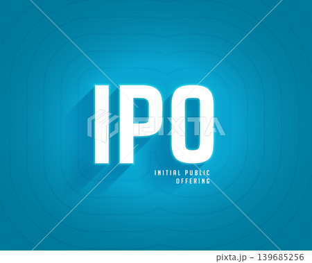 modern style ipo initial public offering financial concept for stock market modern style ipo initial public offering financial concept for stock market 139685256