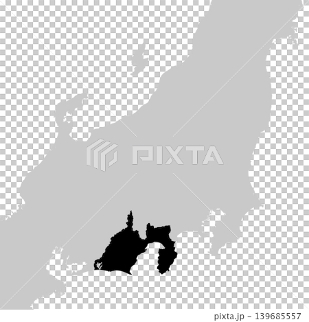 日本のベクターイラスト地図素材：静岡県全体地図 139685557