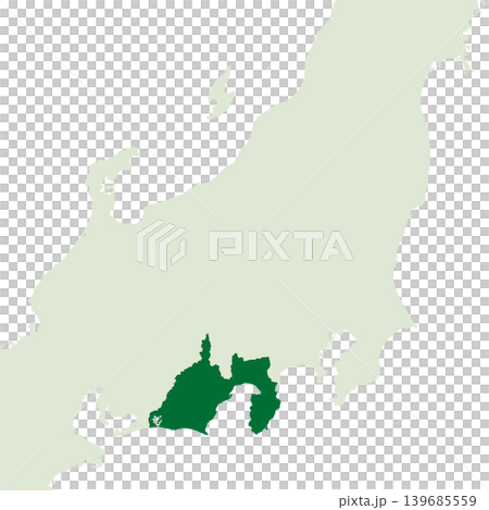 日本靜岡縣地圖向量插圖素材 日本靜岡縣地圖向量插圖素材 139685559