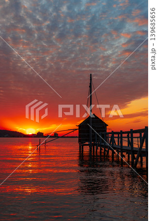 東郷湖の夕景 東郷湖の夕景 139685656