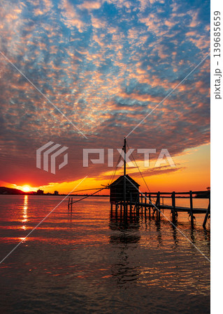 東郷湖の夕景 東郷湖の夕景 139685659