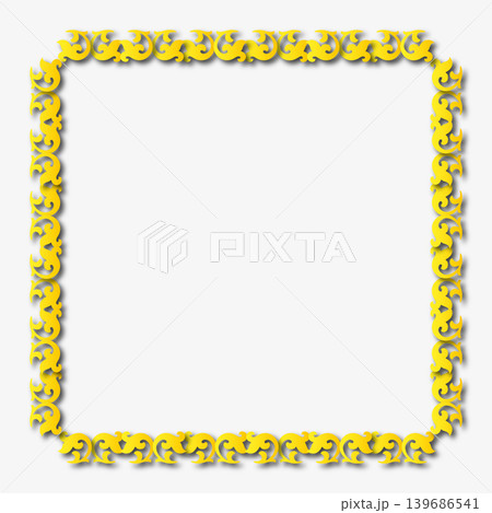 Vintage Ornamental Frame Elegant Border on a white background, JPG, 300 dpi Vintage Ornamental Frame Elegant Border on a white background, JPG, 300 dpi 139686541