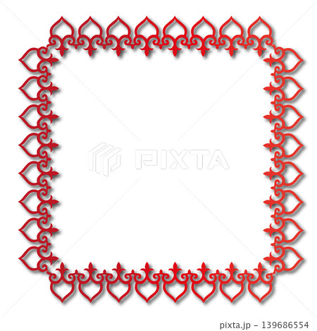 Vintage Ornamental Frame Elegant Border on a white background, JPG, 300 dpi Vintage Ornamental Frame Elegant Border on a white background, JPG, 300 dpi 139686554