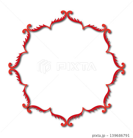 Vintage Ornamental Frame Elegant Border on a white background, JPG, 300 dpi Vintage Ornamental Frame Elegant Border on a white background, JPG, 300 dpi 139686791