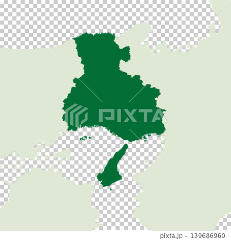 日本兵庫縣地圖向量插圖素材 日本兵庫縣地圖向量插圖素材 139686960