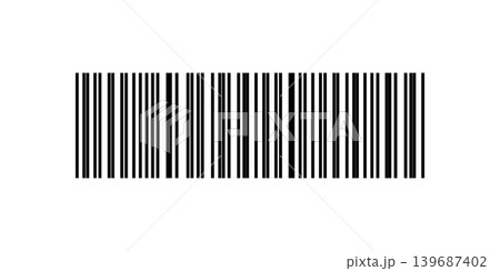 Barcode On White Background For Product Identification, Retail, Inventory And Scanning Technology 139687402