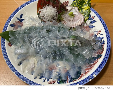 佐賀 呼子のイカ 刺身 佐賀 呼子のイカ 刺身 139687878