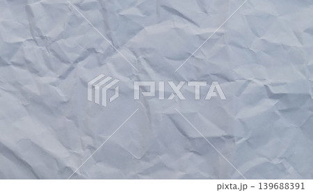 Crumpled Paper Texture Background With Wrinkled Studio Paper Surface Crumpled Paper Texture Background With Wrinkled Studio Paper Surface 139688391