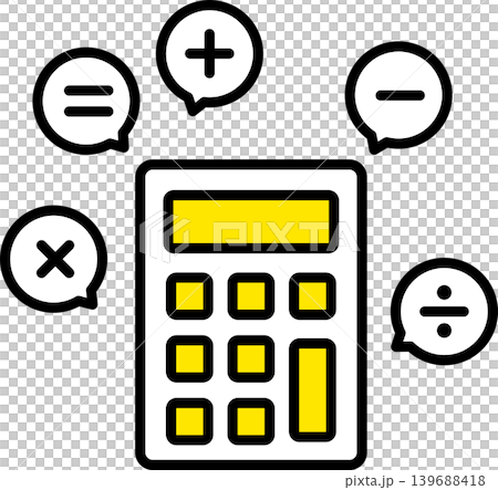 Calculator/Calculator Money Icon Illustration Symbol Color Calculator/Calculator Money Icon Illustration Symbol Color 139688418