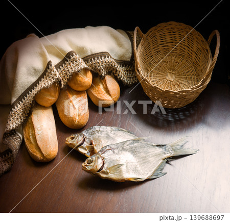 Two fish and five breads 139688697