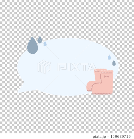 Rain boots (speech bubble) Rain boots (speech bubble) 139689719