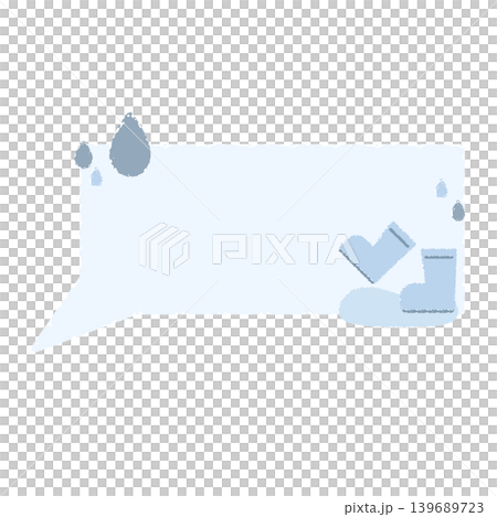 Rain boots (speech bubble) Rain boots (speech bubble) 139689723
