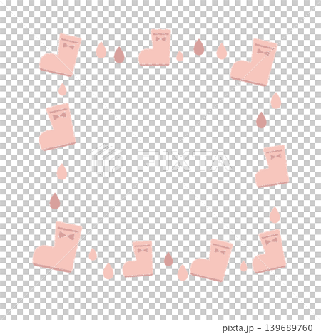 Rain boots frame Rain boots frame 139689760