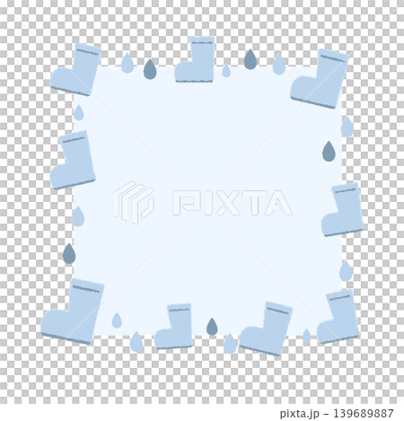 Rain boots frame Rain boots frame 139689887
