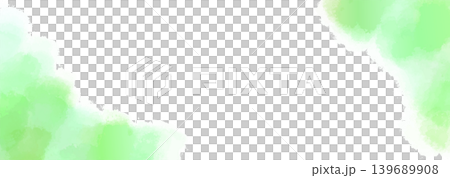Watercolor texture banner background material - Green - Horizontal Watercolor texture banner background material - Green - Horizontal 139689908