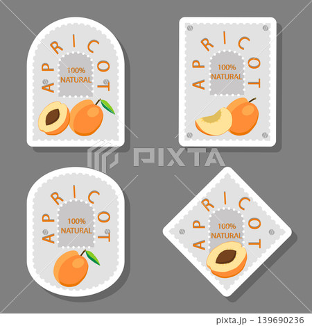 Sweet juicy tasty natural eco product apricot 139690236